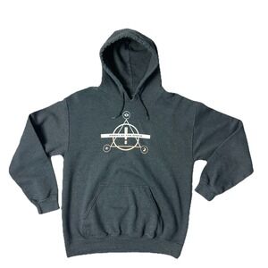Panic At The Disco PATD Band Hoodie Gray Men's Sz Medium Pullover Sweatshirt
